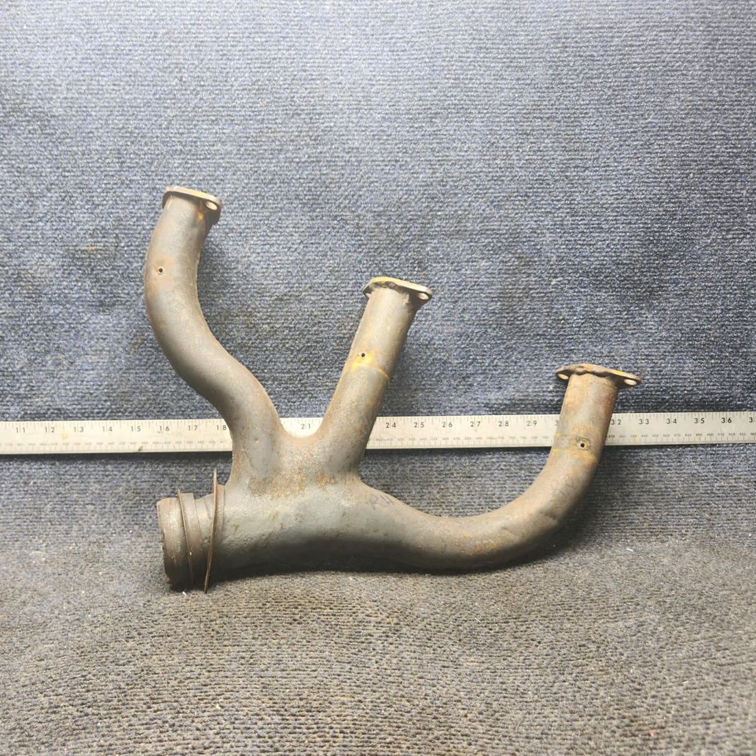 Used aircraft parts for sale, 35-950116 Beechcraft F35 Exhaust Stack Assembly - RH - Edge wear