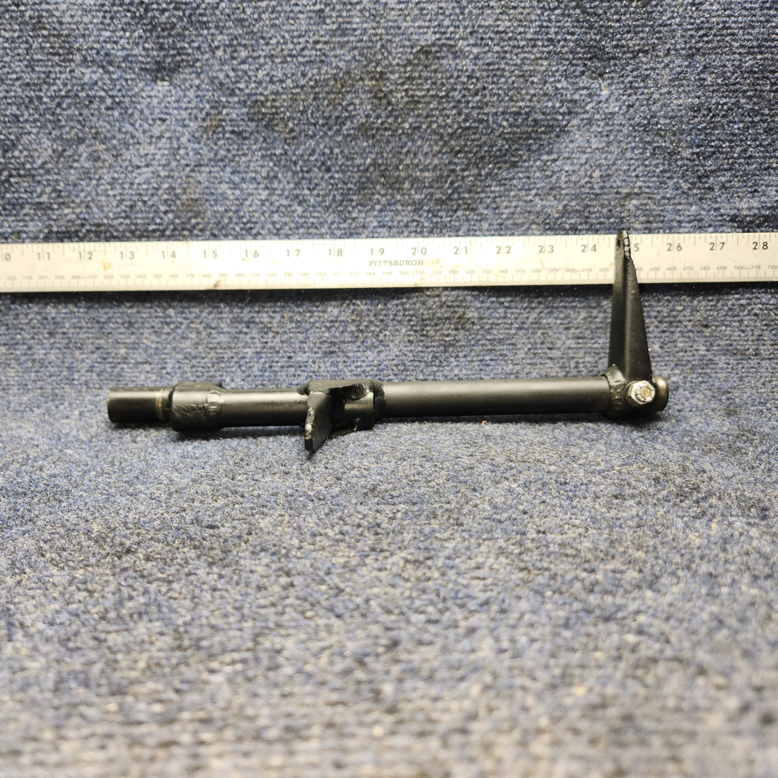 Used aircraft parts for sale, 22237-000 PIPER PA-24-250 Rudder Pedal and Toe Brake Torque Shaft Assembly