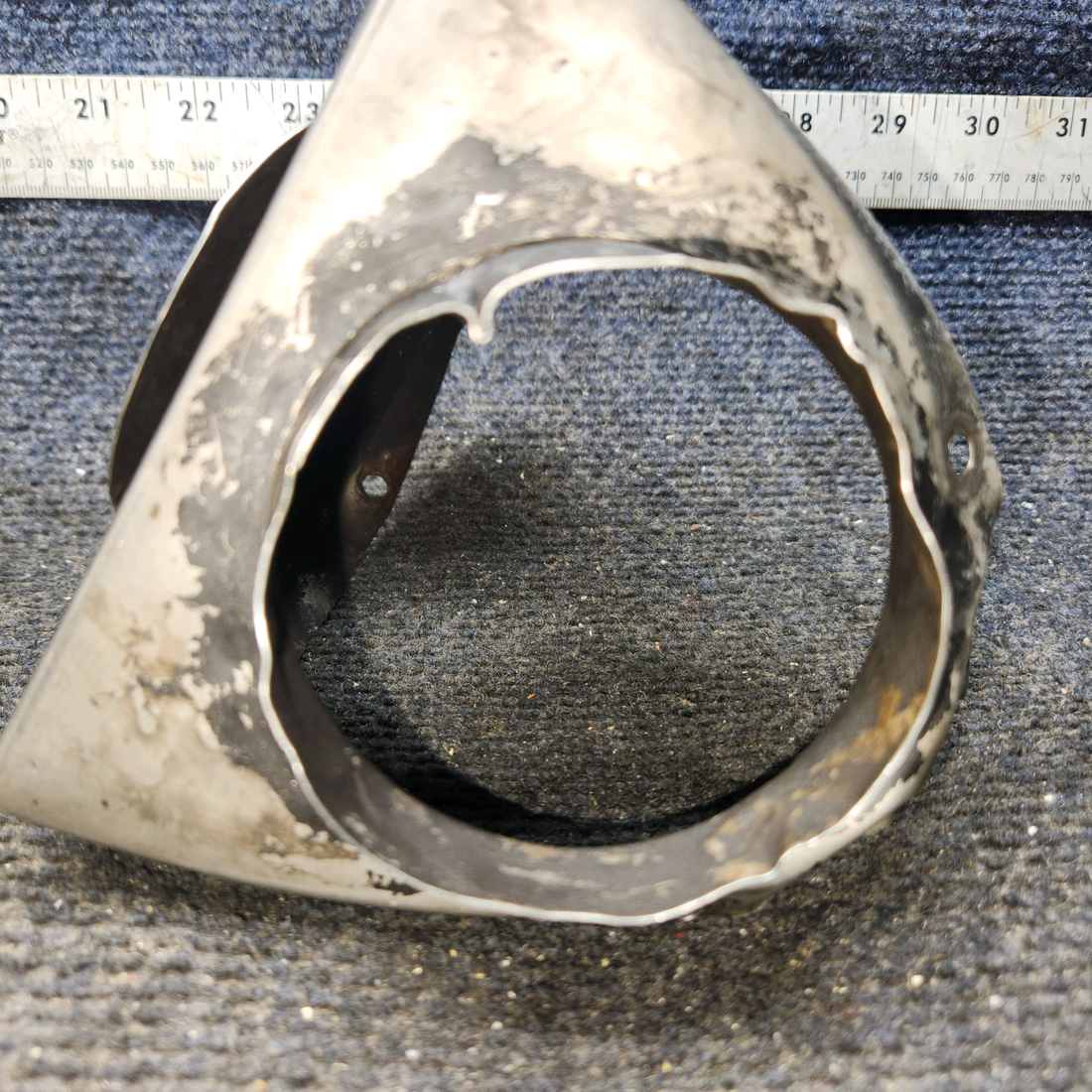 Used aircraft parts for sale, 0550157-53 Continental O-300-D Cessna 172 Exhaust Shroud