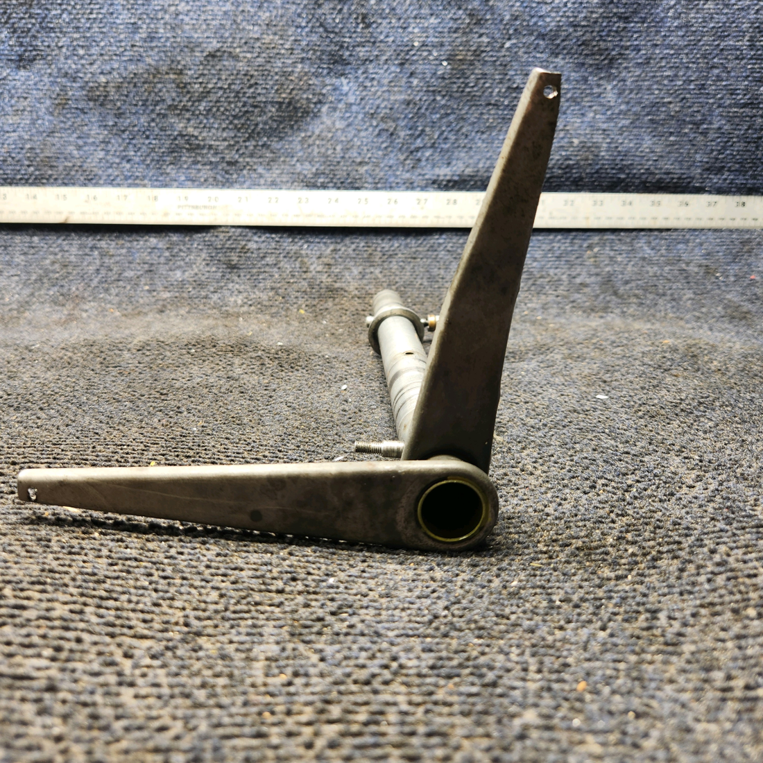 Used aircraft parts for sale, 35-524301, 35-524297 Beechcraft 35-33 Pilots Rudder Pedal Torque Tube