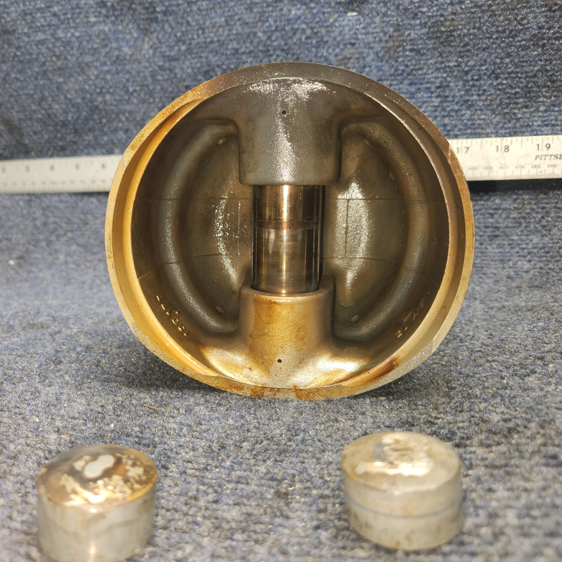 Used aircraft parts for sale, LW-12416 Lycoming O-320-D2A Piper PA28-140 Cylinder Wide Deck Chrome with High-Compression Piston