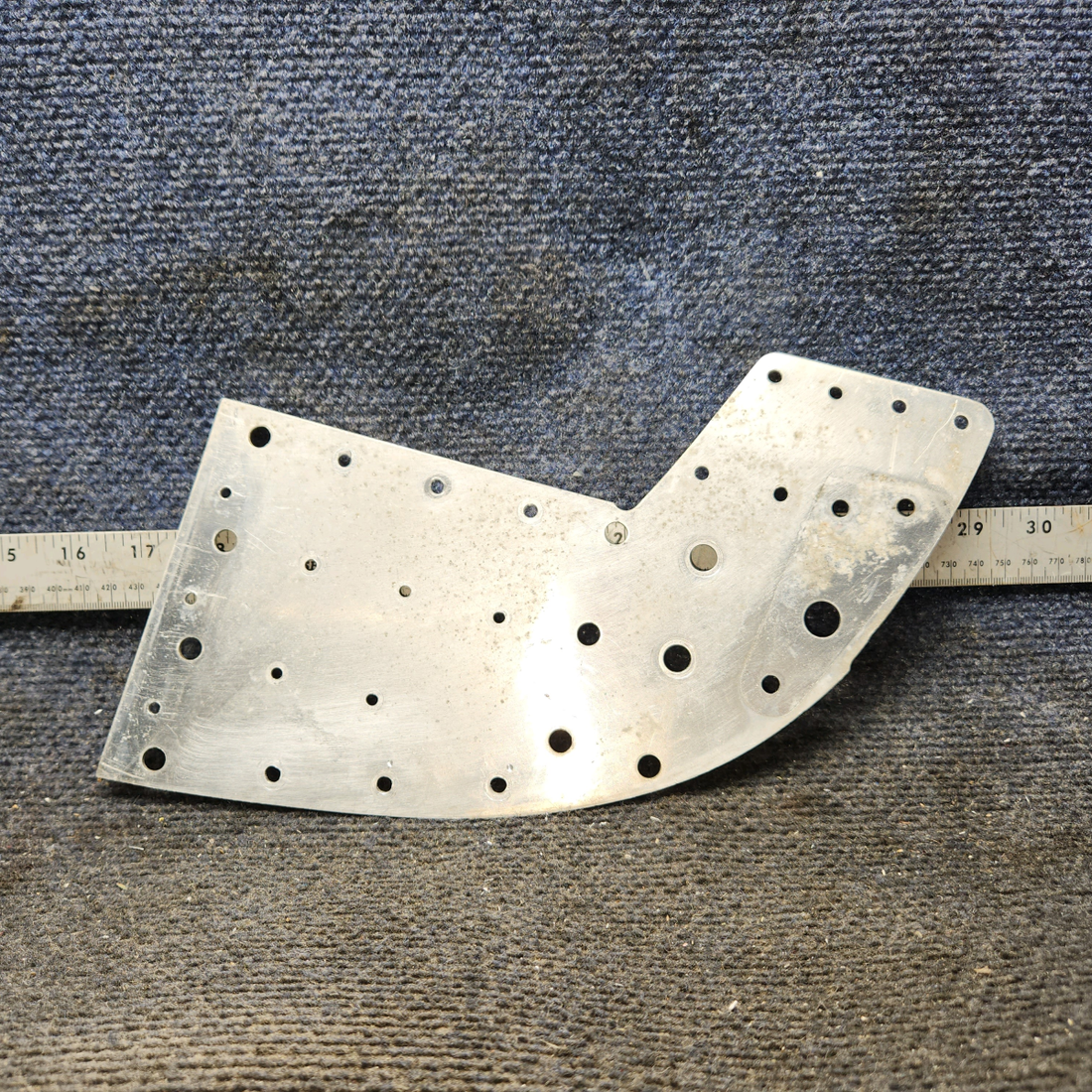 Used aircraft parts for sale, 0713495-13 Cessna 172E Bulkhead Plate reinforcement LH