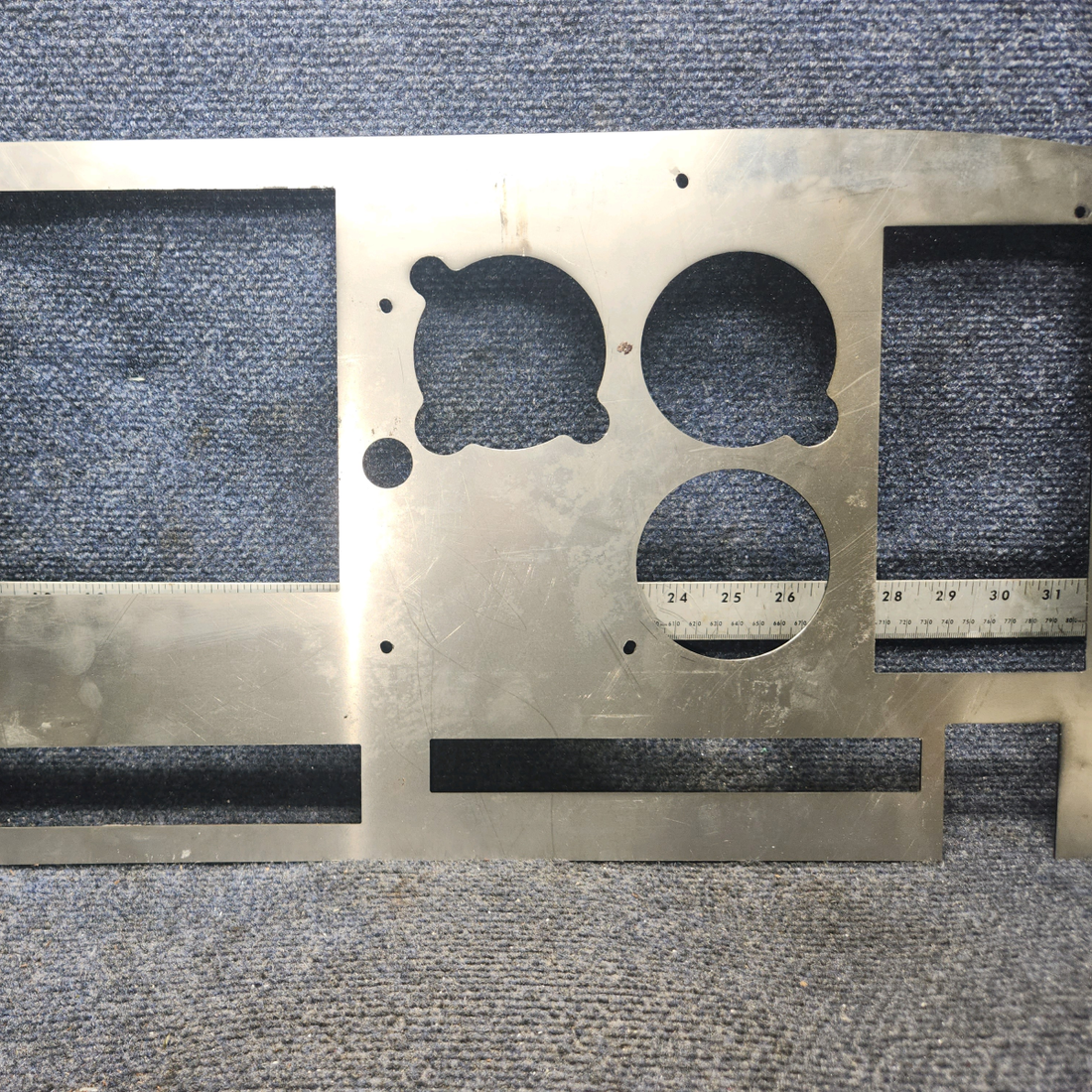 Used aircraft parts for sale, Custom  Instrument Panel Piper PA28-140 Custom-Built Instrument Panel for Garmin G5s