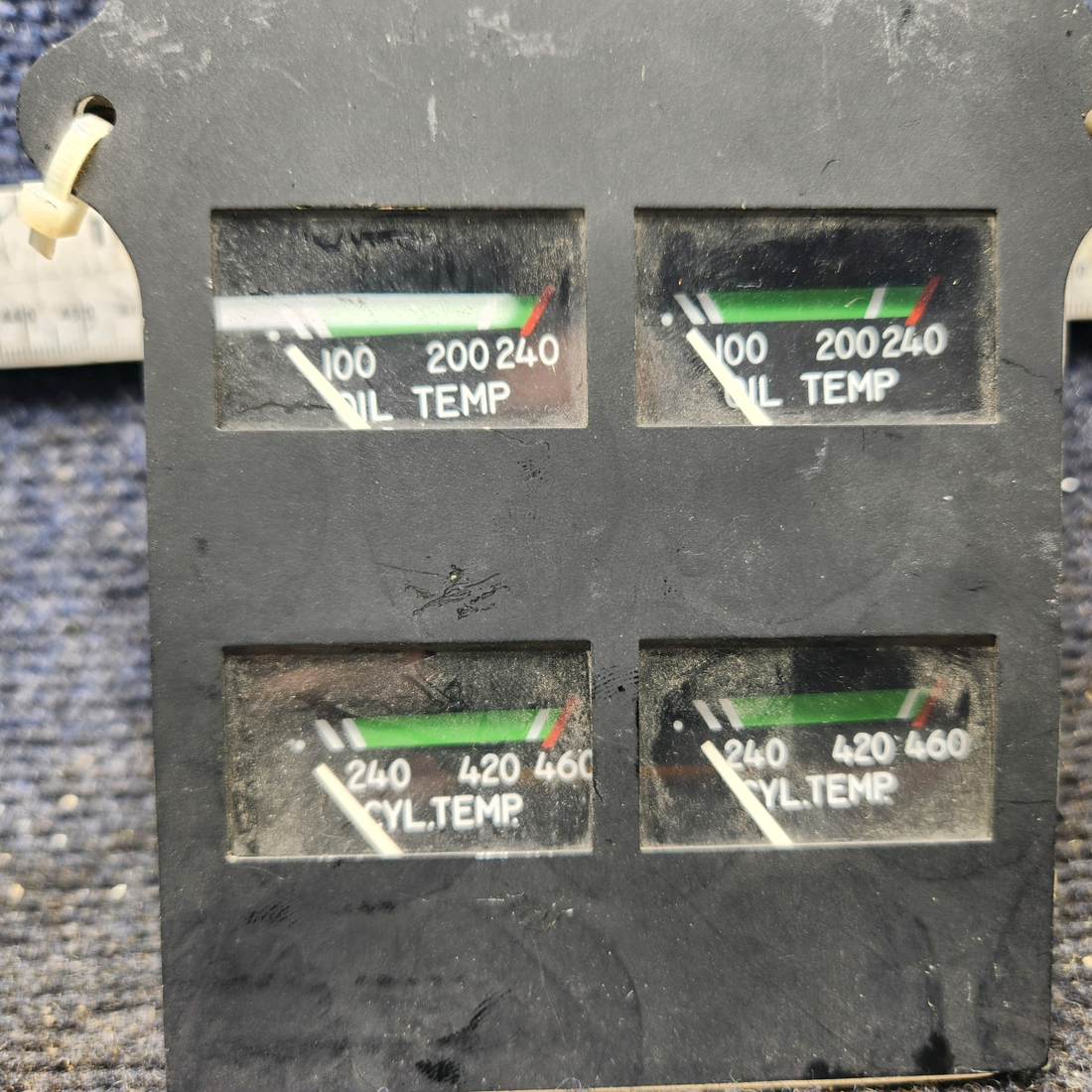 Used aircraft parts for sale, 39569-003 Rochester Gauges Piper PA34-220T Intrument Gauge Cluster (12V)