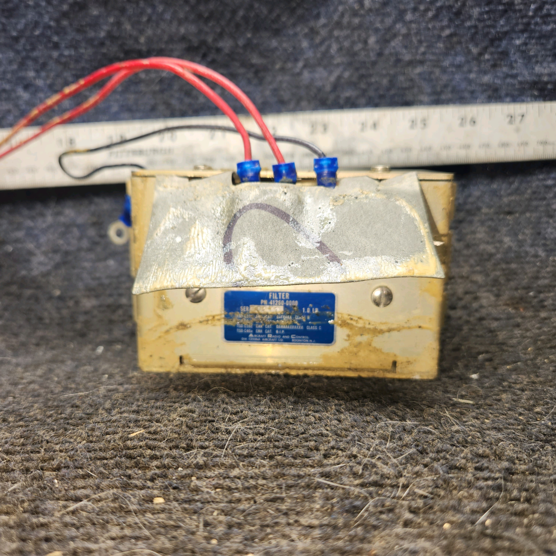 Used aircraft parts for sale, 41260-0000 ARC cessna 172N Line Filter