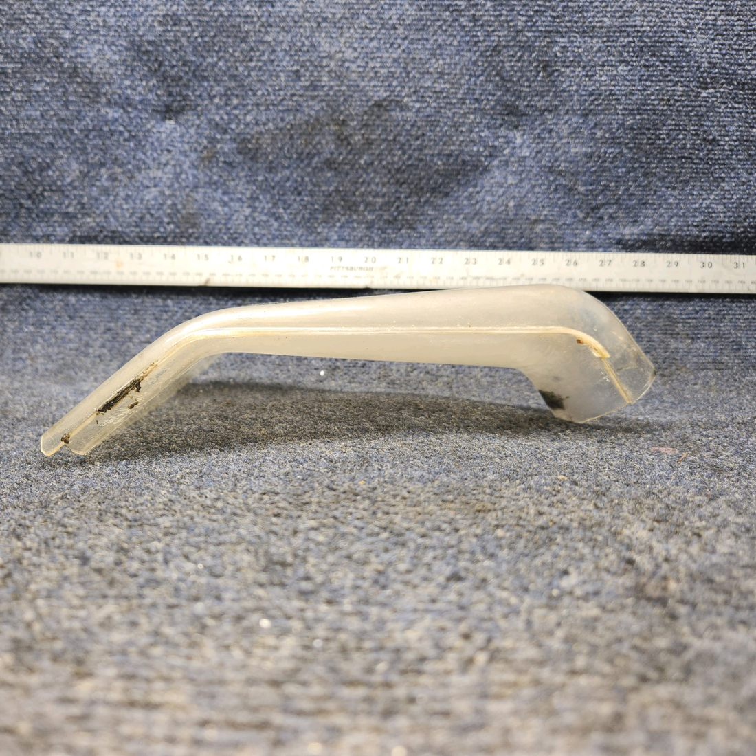 Used aircraft parts for sale, 169-554012-9 Beechcraft A24R Duct Windshield Defrost "Has a Crack in a Hole"