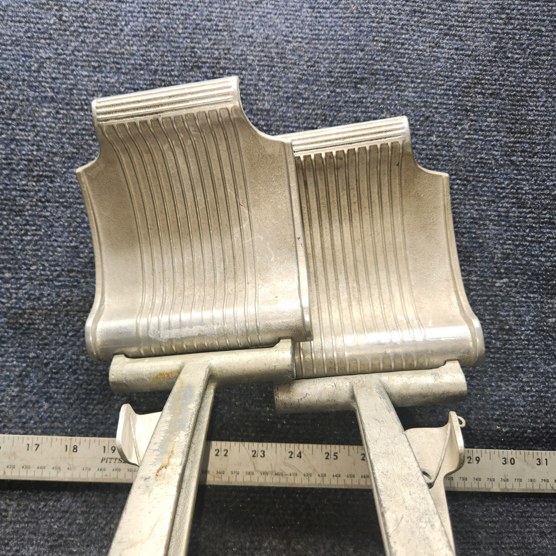 Used aircraft parts for sale, 95-524018-604 BEECHCRAFT 95-55B Pilot’s Side Rudder Pedal Assembly