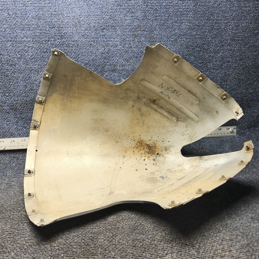 Used aircraft parts for sale, 66822-009, 66822-010 Piper PA28-161 Tail Cone Fairing Upper, Lower Assembly