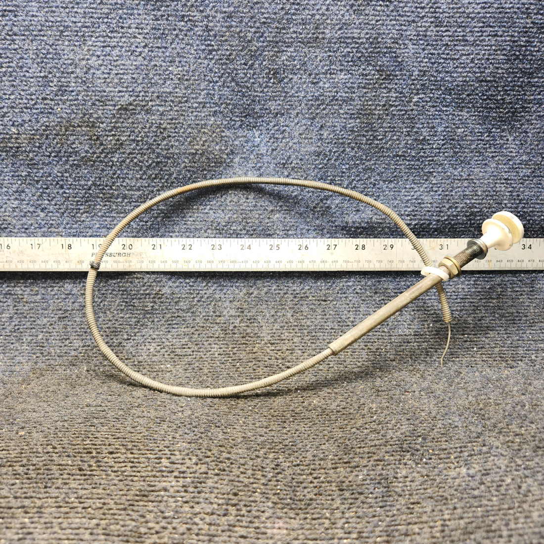 Used aircraft parts for sale, S1241-4 Cessna 182G Control Assembly Cabin Air (32.5" long)