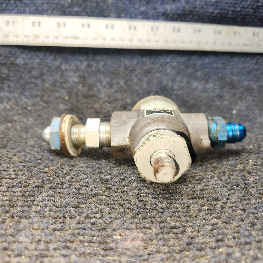 Used aircraft parts for sale, 32-436 Cessna 172F Suction Relief Valve Assembly