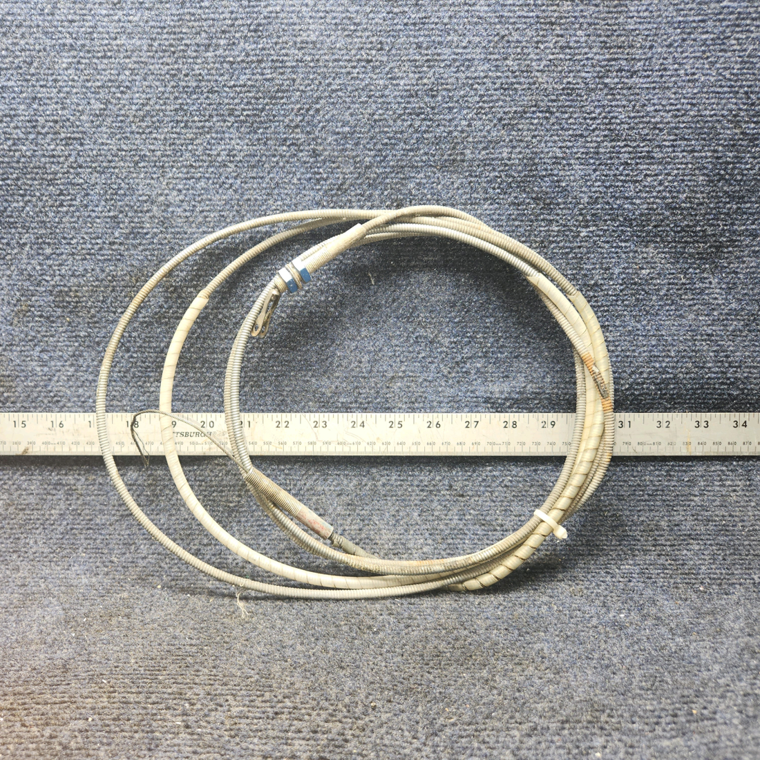 Used aircraft parts for sale, 9864054-1 Cessna Flap Position Indicator Cable 147"