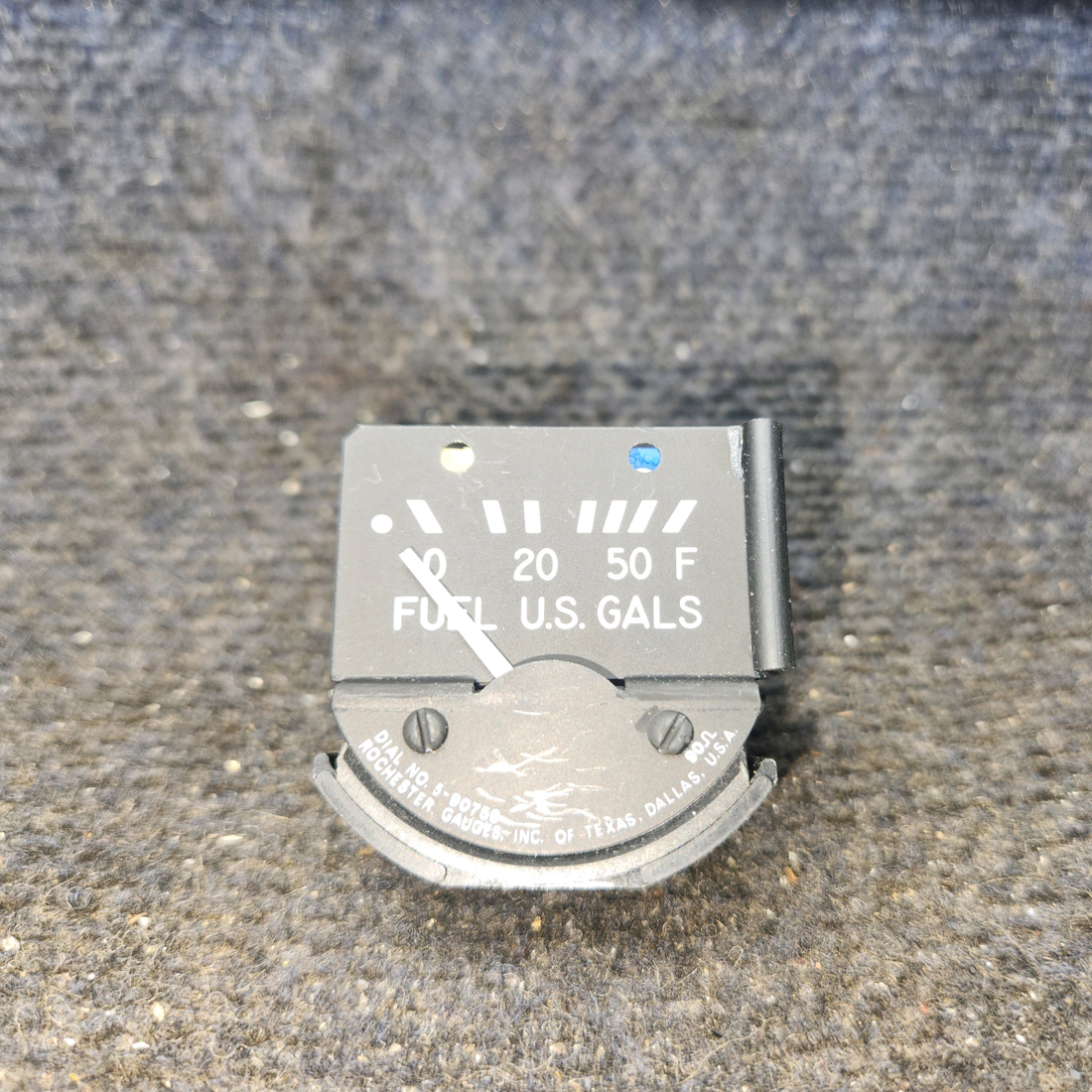 Used aircraft parts for sale, 5-90756 Rochester Piper PA-28RT-201 Fuel Gauge 28 Volts