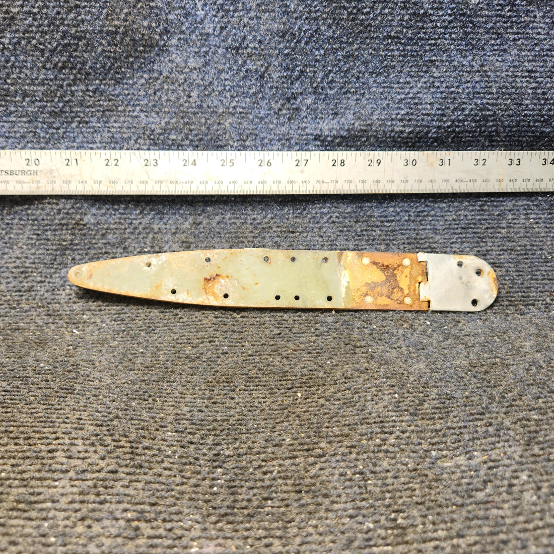 Used aircraft parts for sale, 0511237-1, 0511238-1 Cessna 172F Upper Cabin Door Forward & Aft Hinge - LH