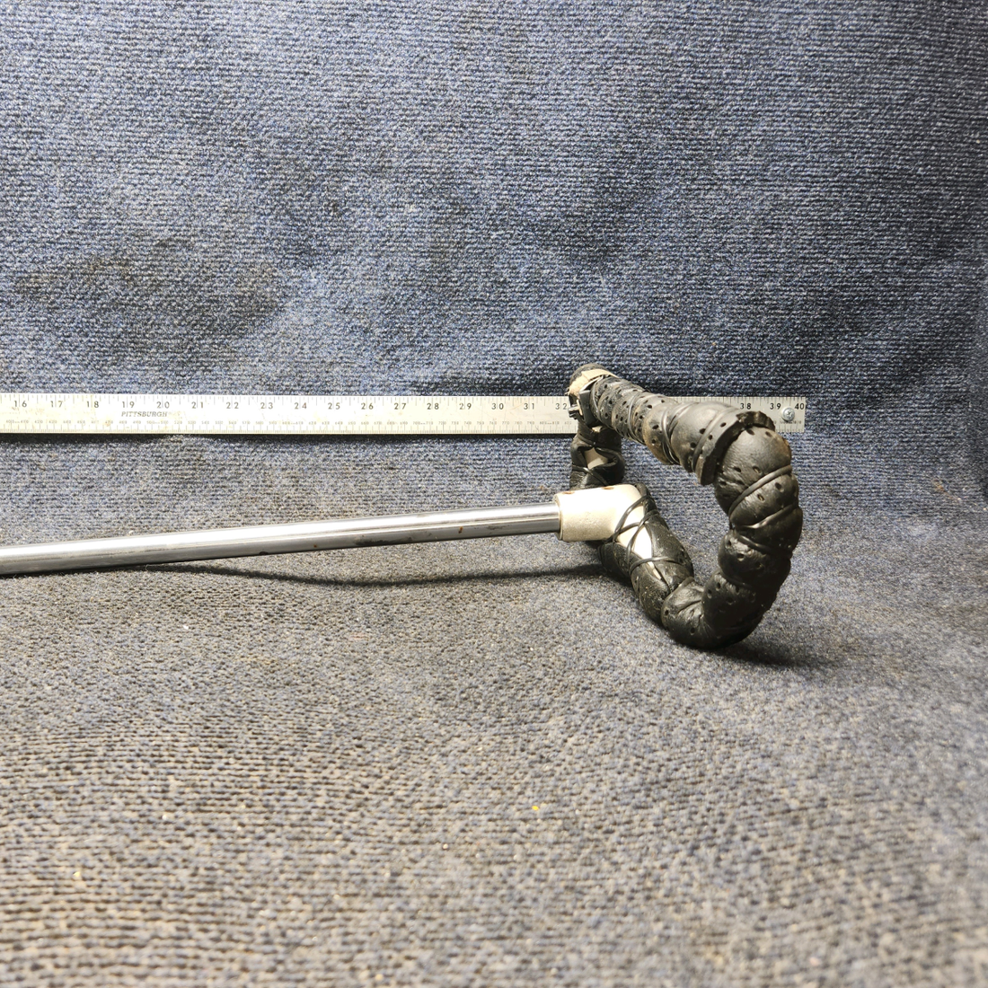 Used aircraft parts for sale, 0513127-5 Cessna 172 Control Wheel (Worn) (Diameter: 1.75”, Length: 16.5”)