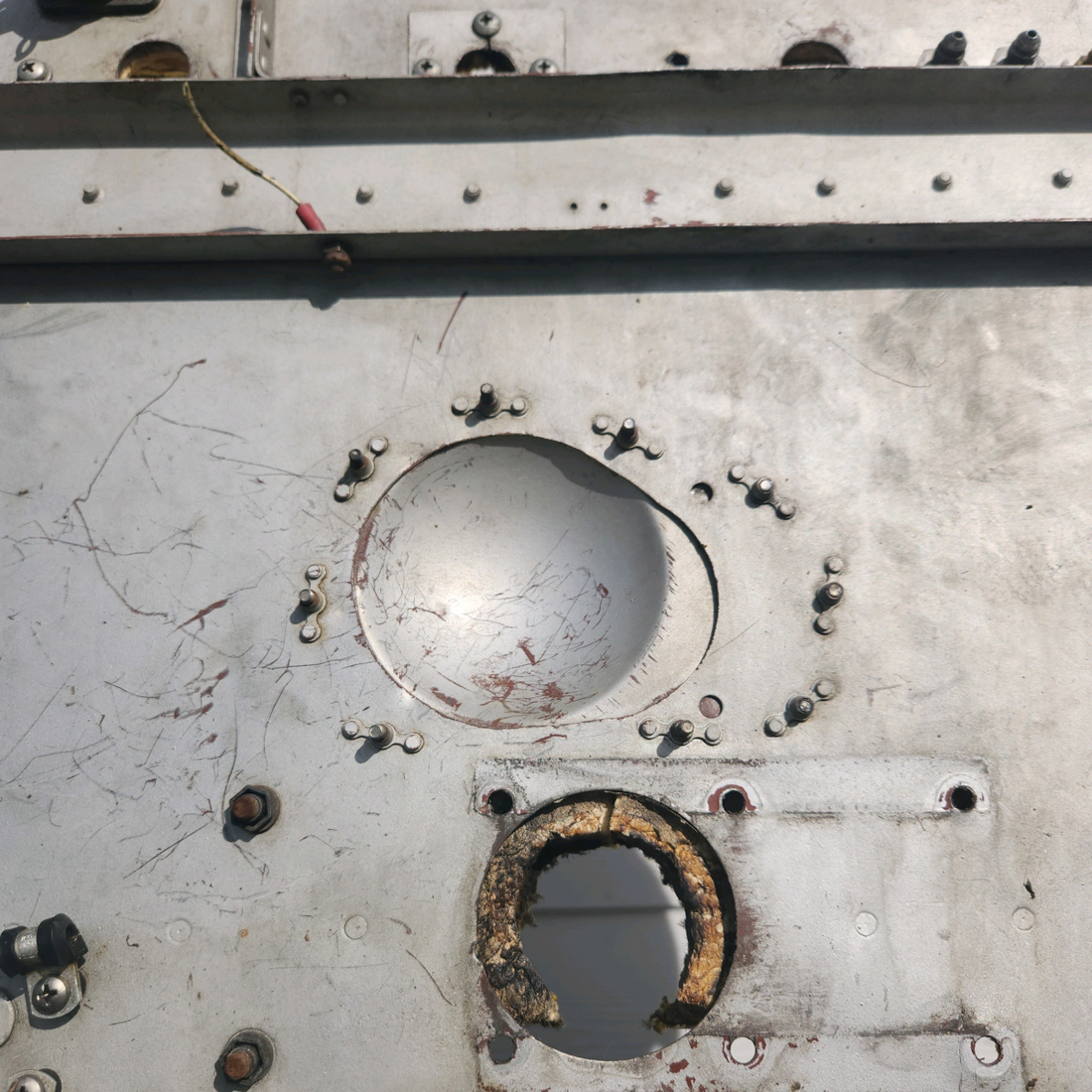 Used aircraft parts for sale, 169-400025-687 Beechcraft A24R Firewall Assembly