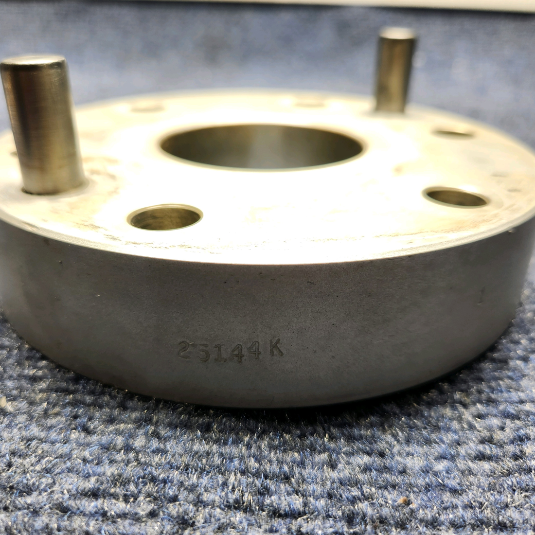 Used aircraft parts for sale, 25144k Beechcraft C23 SUNDOWNER AIRCRAFT PROPELLER SPACER / PROP HUB- LYC O-360