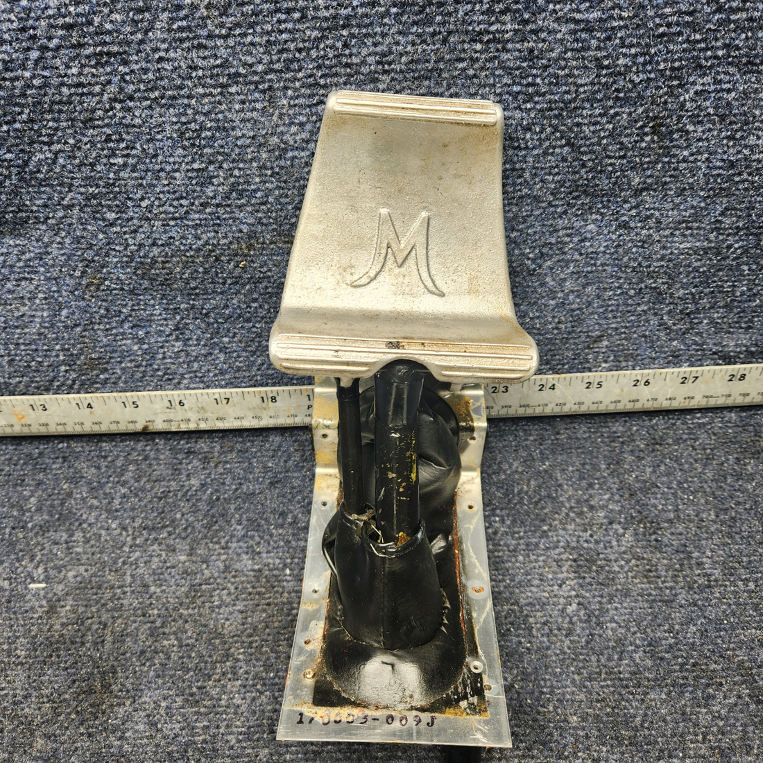 Used aircraft parts for sale, 720016-001 MOONEY M20J PEDAL ASSEMBLY LH W/ COVER