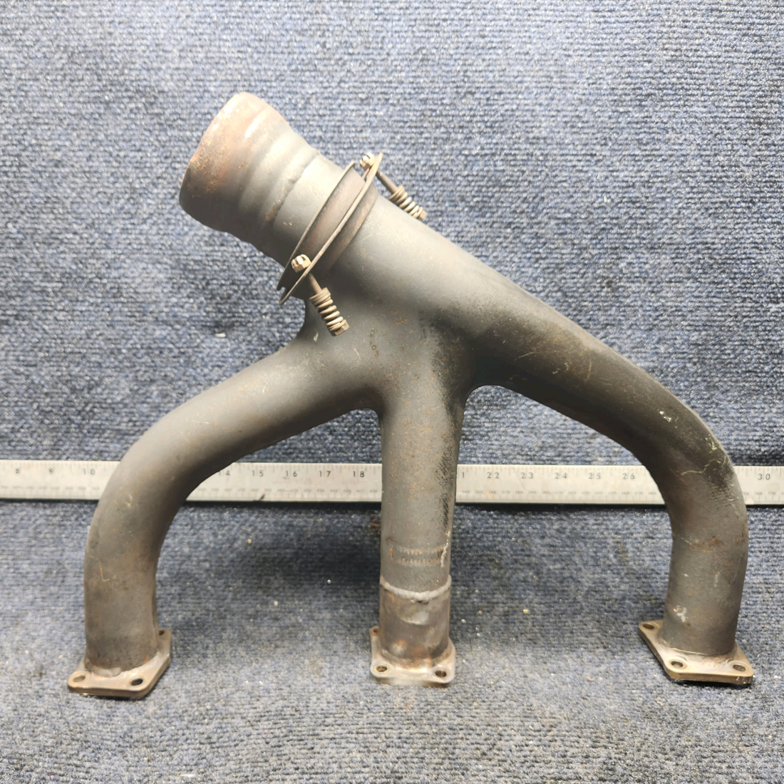 Used aircraft parts for sale, 35-950116 Beechcraft F33A EXHAUST STACK ASSEMBLY RH W/ PROBE HOLES