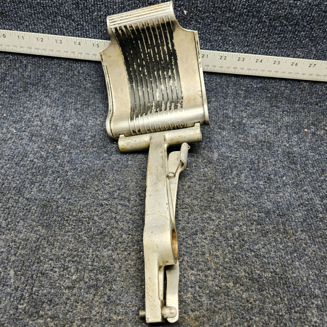 Used aircraft parts for sale, 35-524011 AND 35-524060-2 BEECHCRAFT F35 RUDDER PEDAL AND PEDAL ARM
