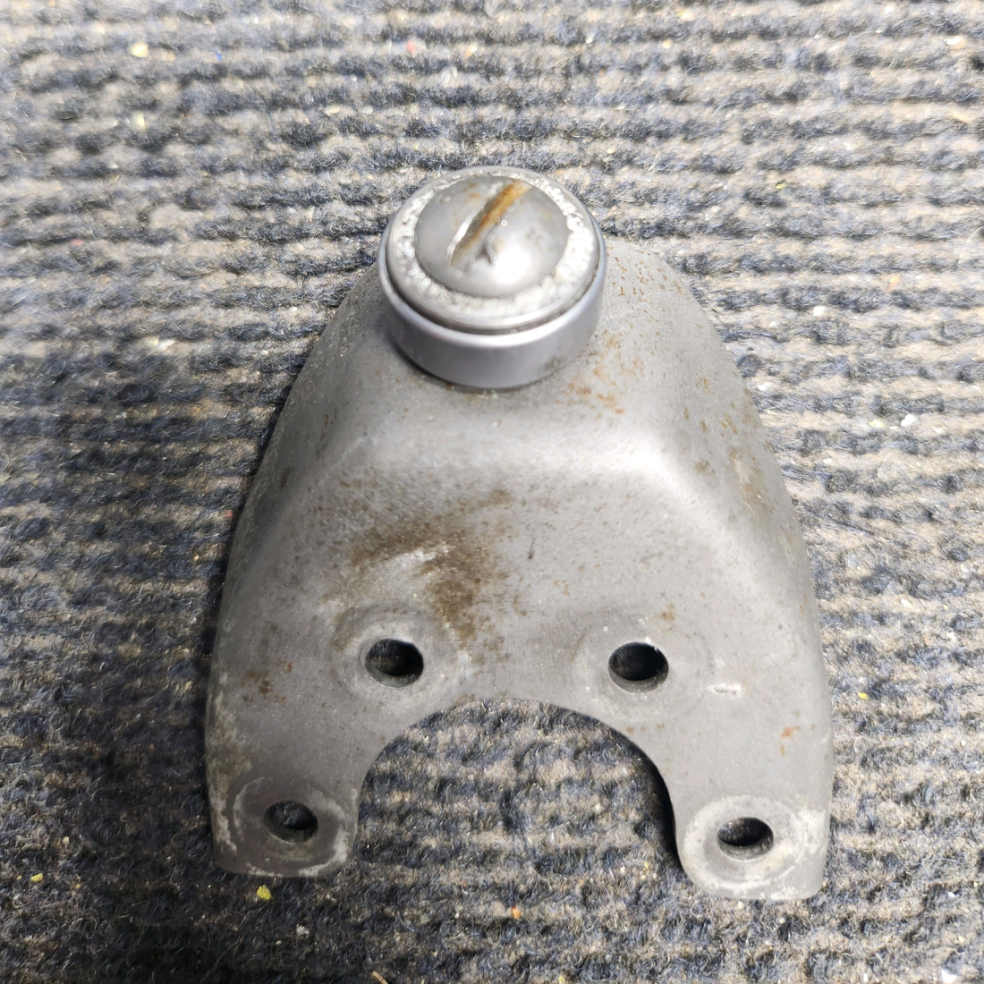 Used aircraft parts for sale, 35-825024-2 Beechcraft 35-33 Nose Gear Roller Bracket Assembly