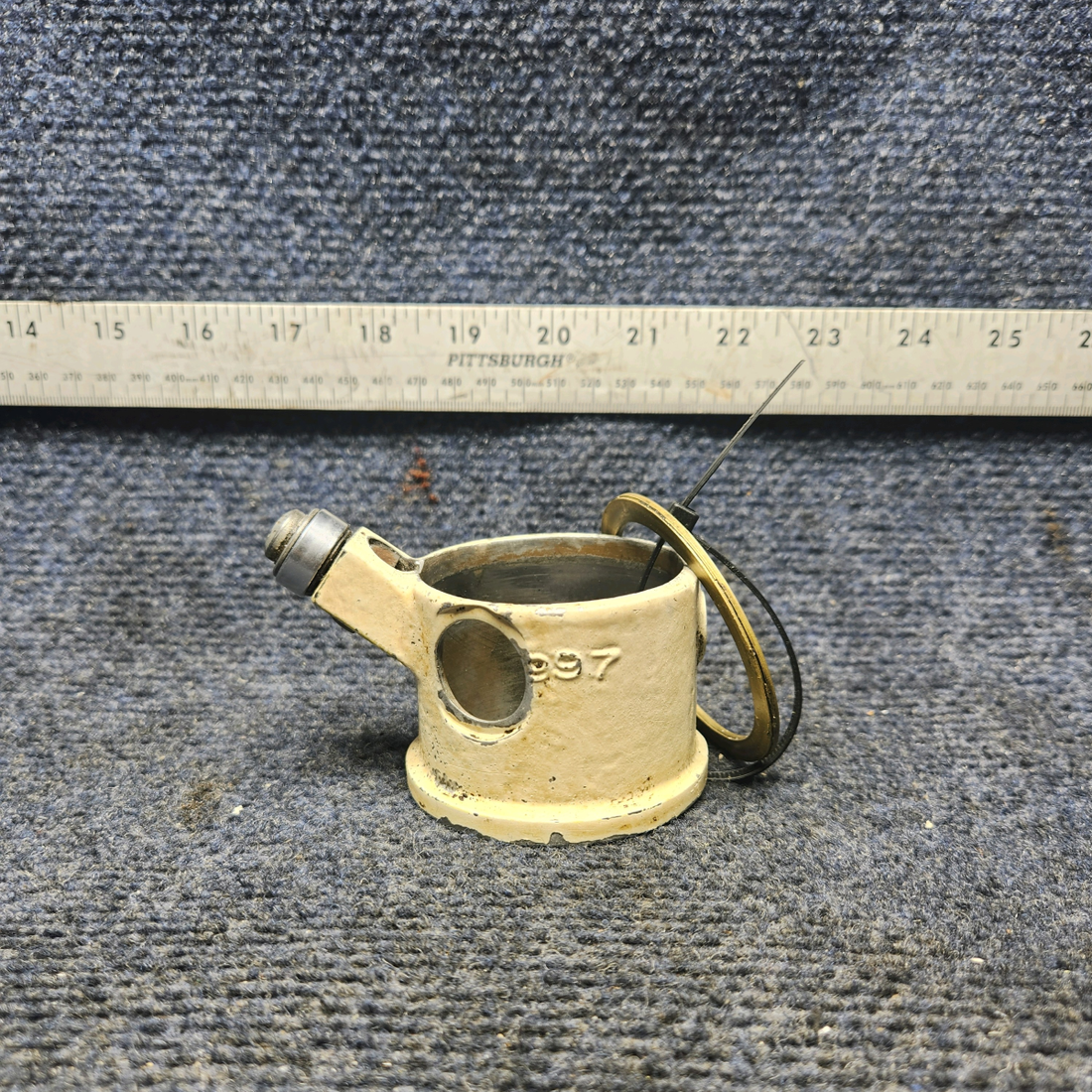 Used aircraft parts for sale, 45-825033 Beechcraft F33A COLLAR NOSE GEAR STEERING
