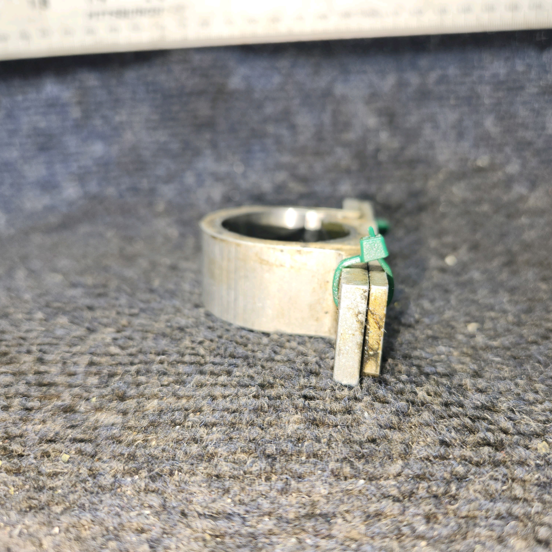 Used aircraft parts for sale, 35402-000 Piper PA28-161 Torque Shaft Support Clamp Assembly