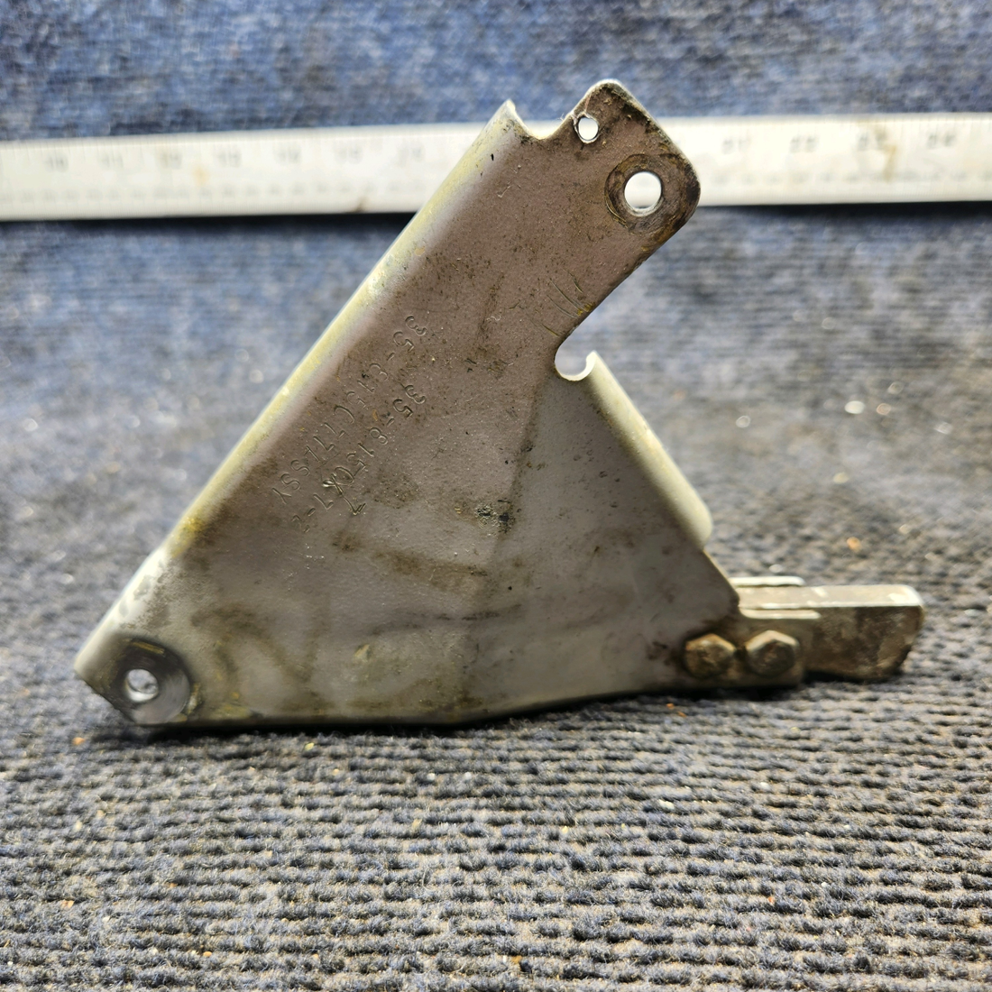 Used aircraft parts for sale, 35-815077-4 Beechcraft 35-33 Main Gear Uplock Bracket - LH