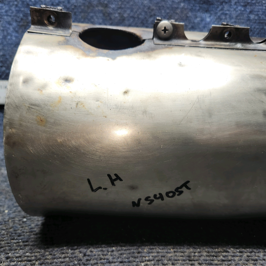 Used aircraft parts for sale, 0550176-37 Cessna 172E Shroud Assy Exhaust - LH