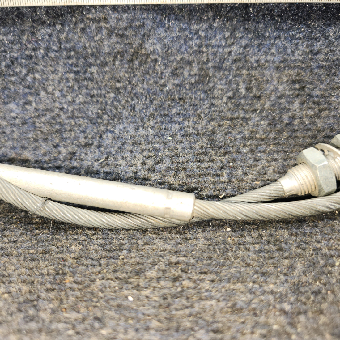 Used aircraft parts for sale, 660190-003 Throttle Control Cable (43 3/4")