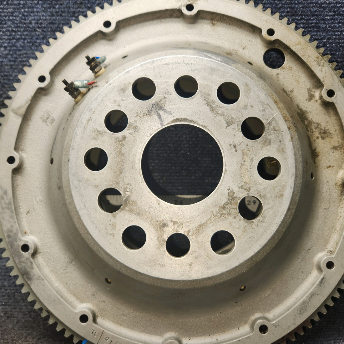 Used aircraft parts for sale, LW-13675 Lycoming Starter Ring Gear Support Assembly W DE-ICE