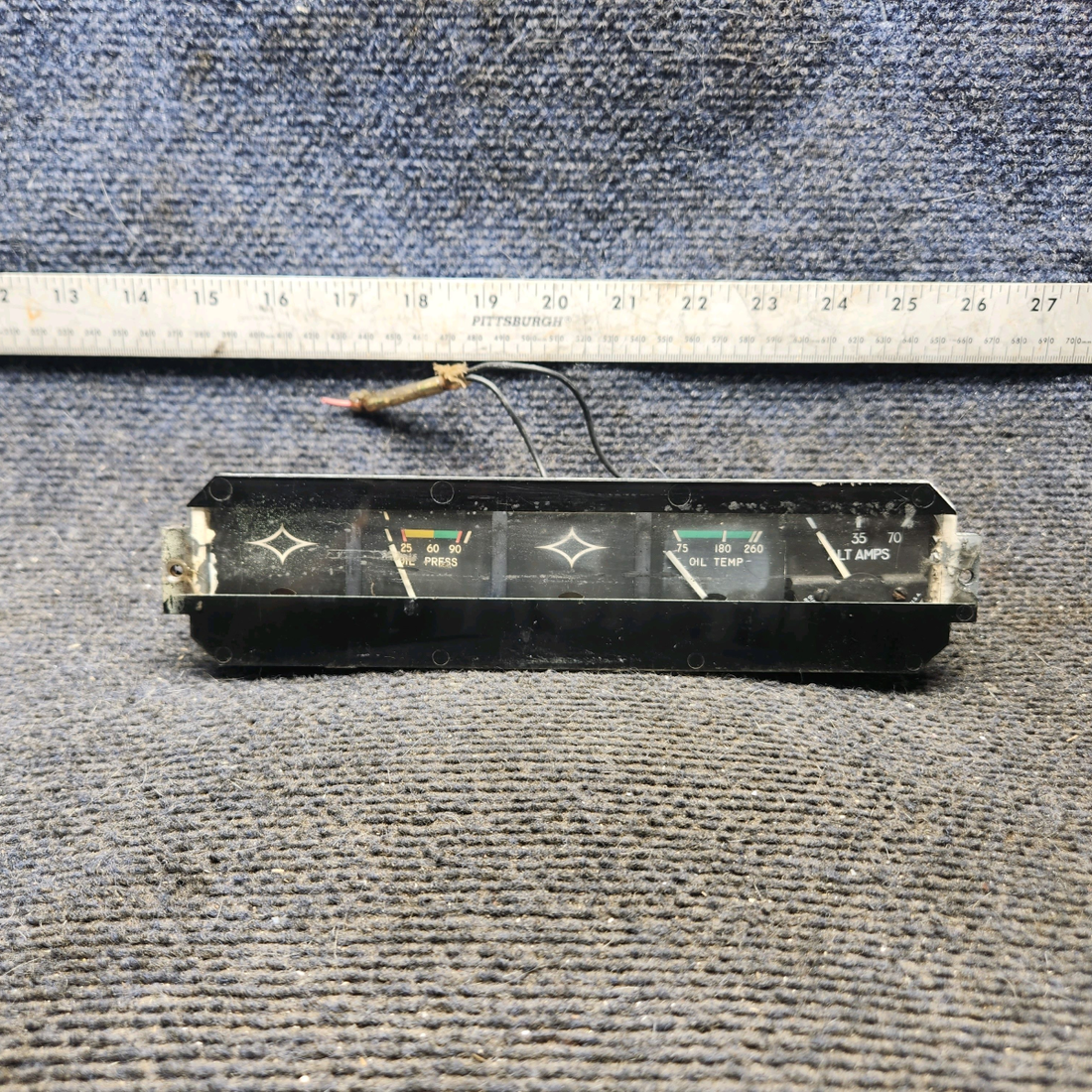Used aircraft parts for sale, 95241-011 piper PA-28-181 Instrument Gauge Cluster Assembly - LH