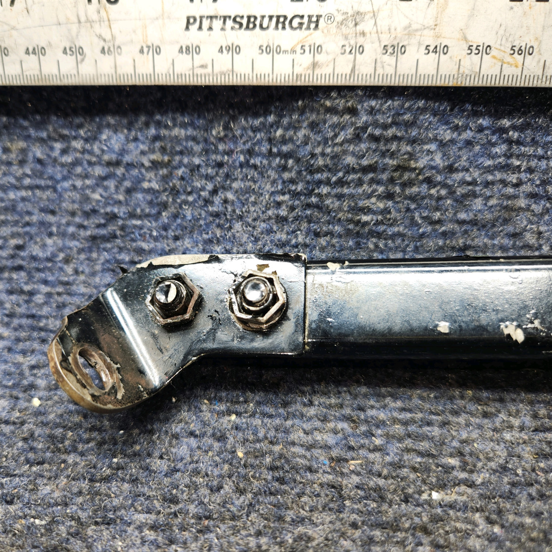 Used aircraft parts for sale, 96-950002-73 BEECHCRAFT 95-55B Exhaust Channel with Clamp - LH