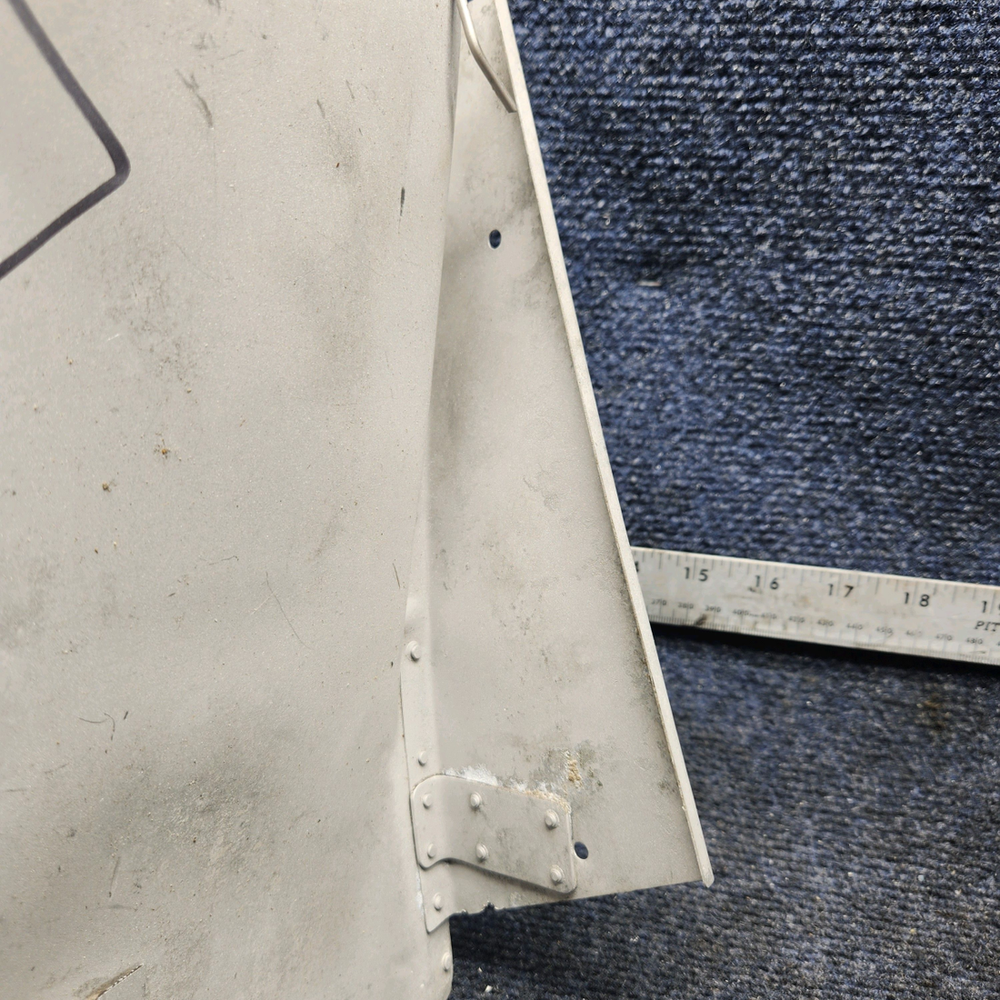 Used aircraft parts for sale, 0752609-204 Cessna C182Q COWL FLAP LH "SEE PHOTOS FOR DETAILS"