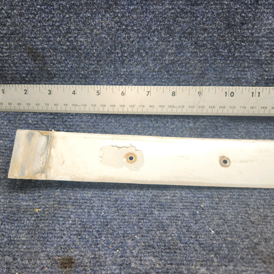 Used aircraft parts for sale, 63070-007 Piper PA28-140 Trim Strip Windshield Center