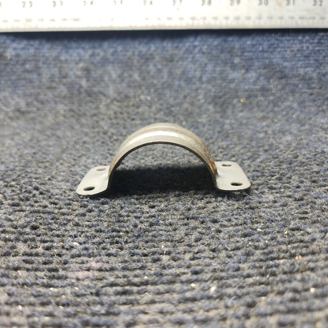Used aircraft parts for sale, 0750161-25 Exhaust Riser Clamp Half (1.75")