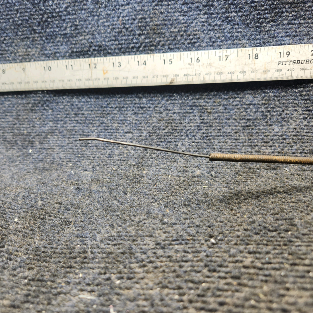 Used aircraft parts for sale, S1239-15 Cessna 172E Cabin Heat Control Cable (Length: 47")