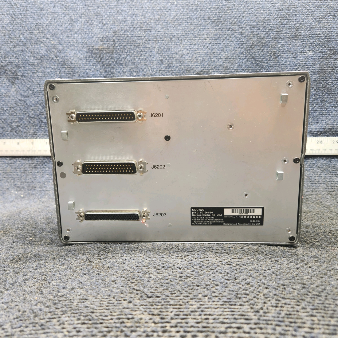 Used aircraft parts for sale, 011-01264-50 Garmin GDU-620 PIPER PA-24-250 Primary Flight Display  (Volts: 14, 28V)