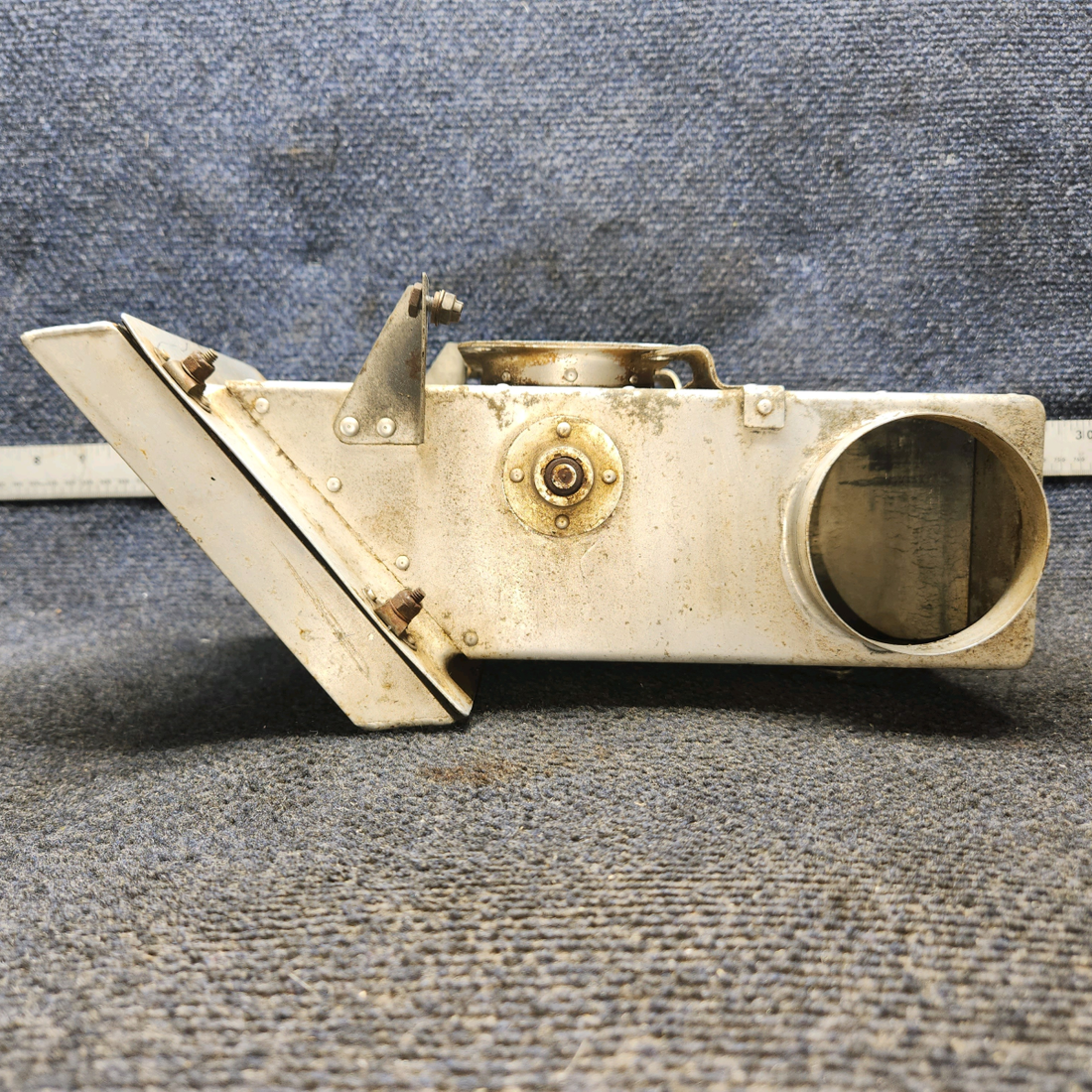 Used aircraft parts for sale, 0550180-1 Continental O-300-D Cessna 172F Carburetor Airbox Assembly