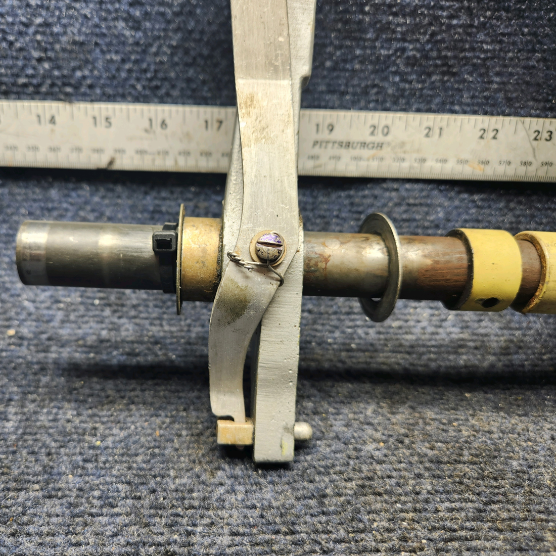 Used aircraft parts for sale, 35-524060, 35-524367-2 Beechcraft F33A COPILOT RUDDER PEDAL ASSEMBLY
