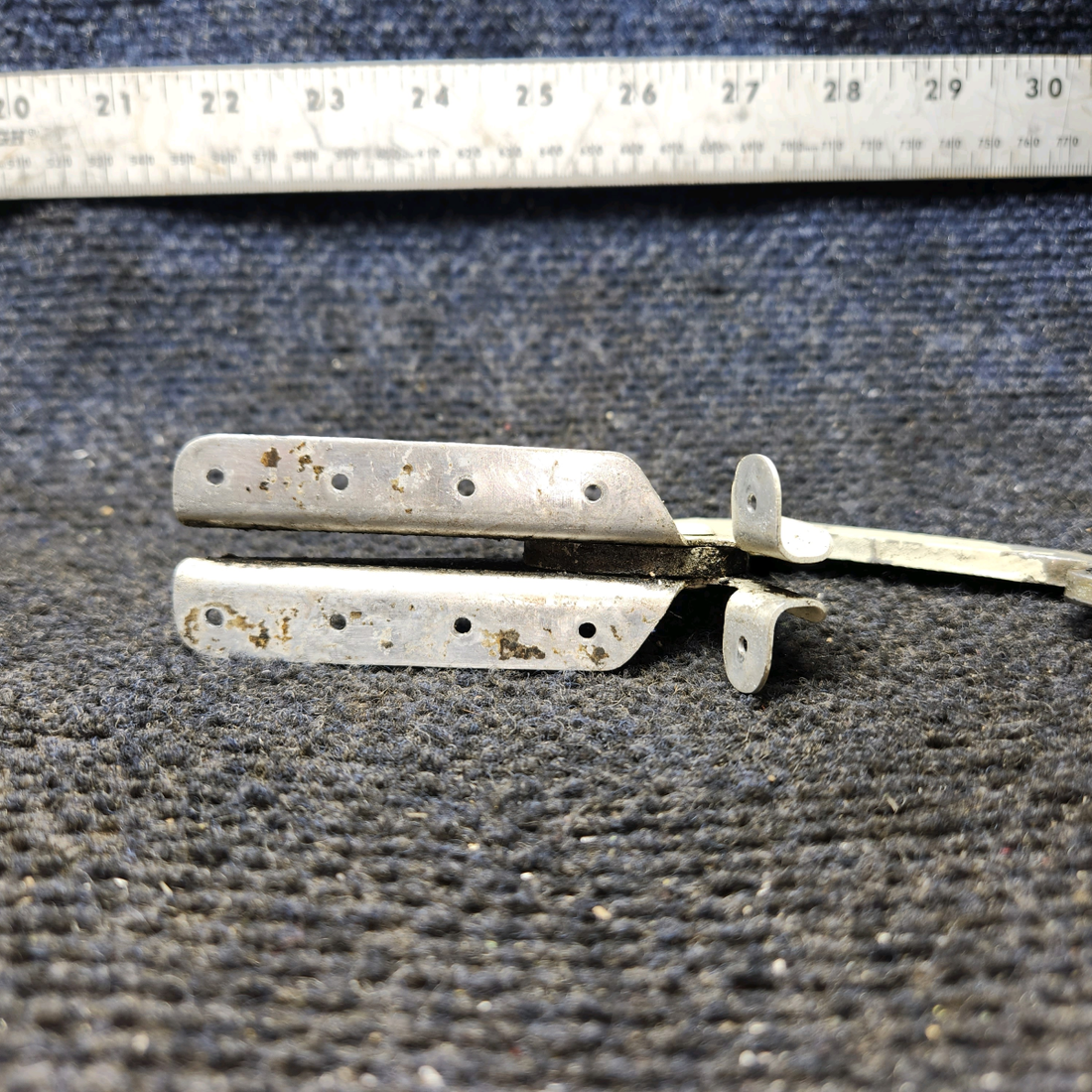 Used aircraft parts for sale, 35-410077-12 BEECHCRAFT F35 Nose Gear Door Hinge Aft