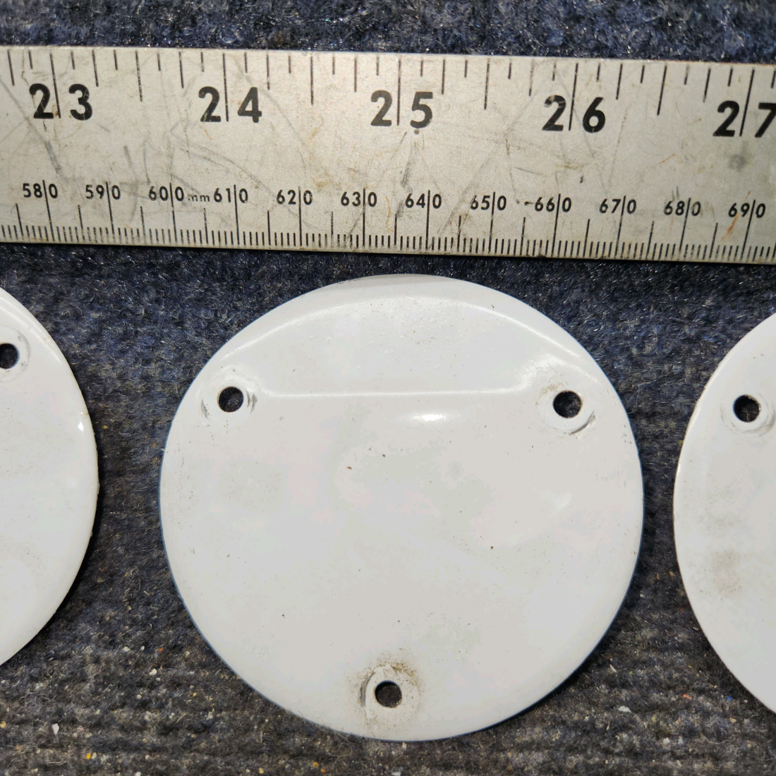 Used aircraft parts for sale, S225-3 Cessna 172E Flap Inspection Cover Plate - Set of 4