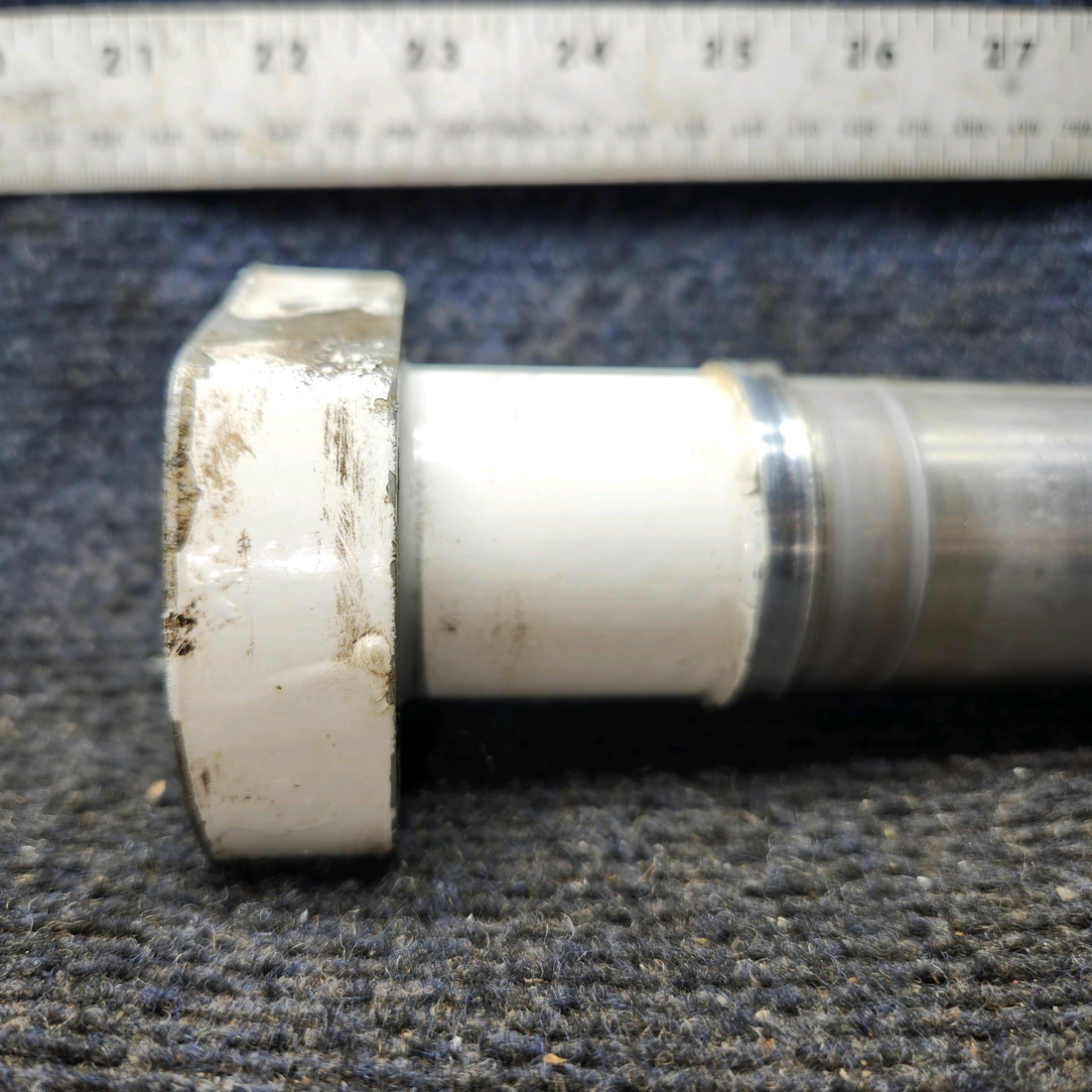 Used aircraft parts for sale, 0541124 Cessna 172E Main Landing Gear Aluminum Axle