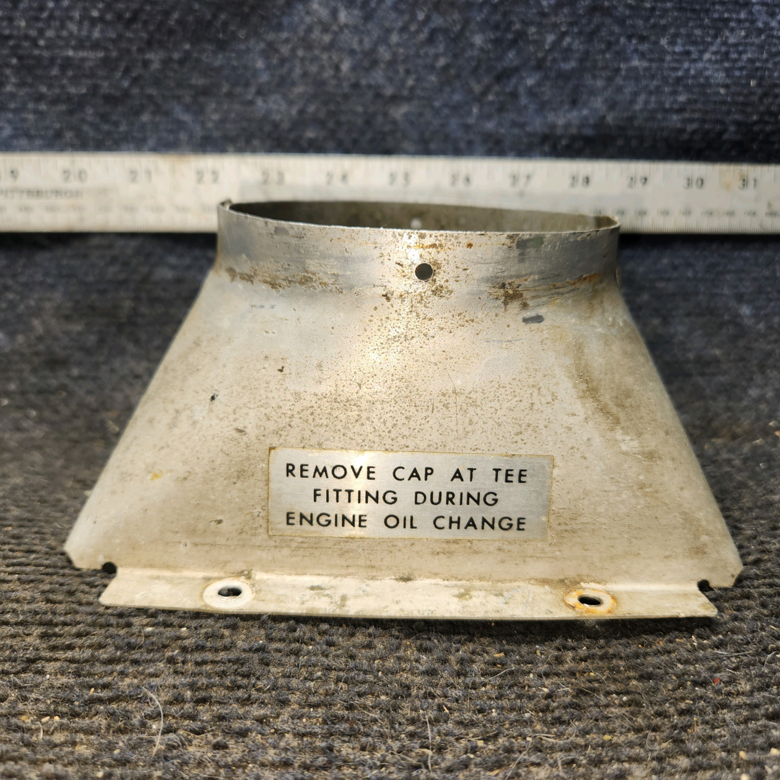 Used aircraft parts for sale, 0550334-1 cessna 172N Duct Assembly Cooler