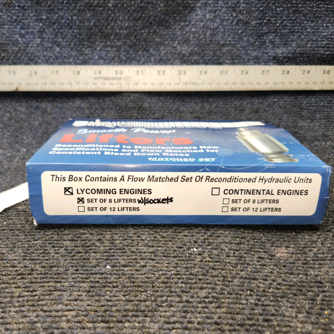 Used aircraft parts for sale, 78290 Lycoming O-320 Piper PA28-140 Hydraulic Plug Assy W/ Sockets Set of 8 with 8130-1