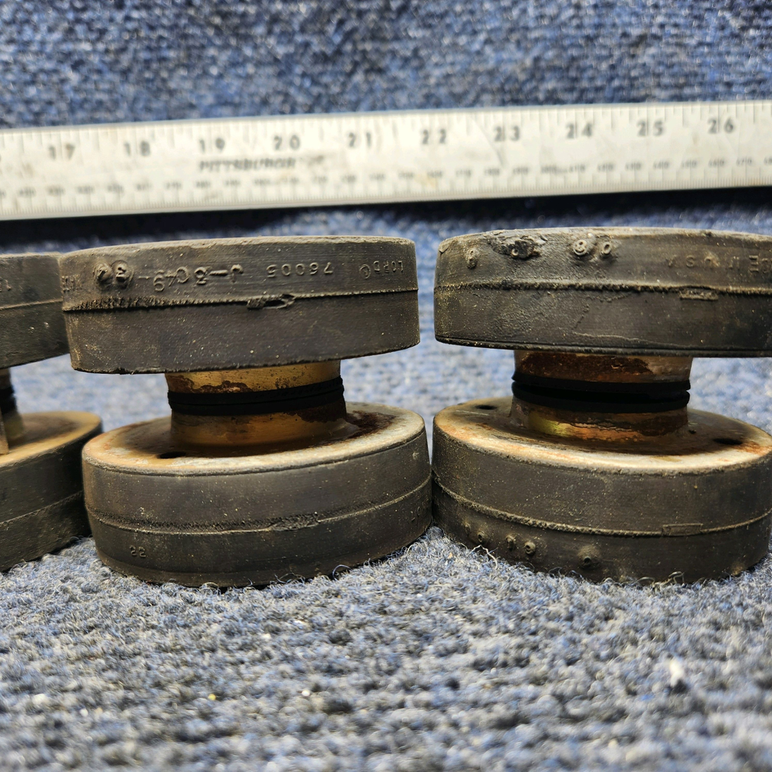 Used aircraft parts for sale, J-3049-34 Lord LORD SHOCK MOUNT. 'PRICE PER EACH"