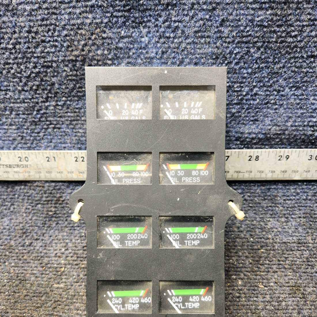 Used aircraft parts for sale, 548-584 Rochester Gauges Piper PA34-220T Intrument Gauge Cluster (12V)