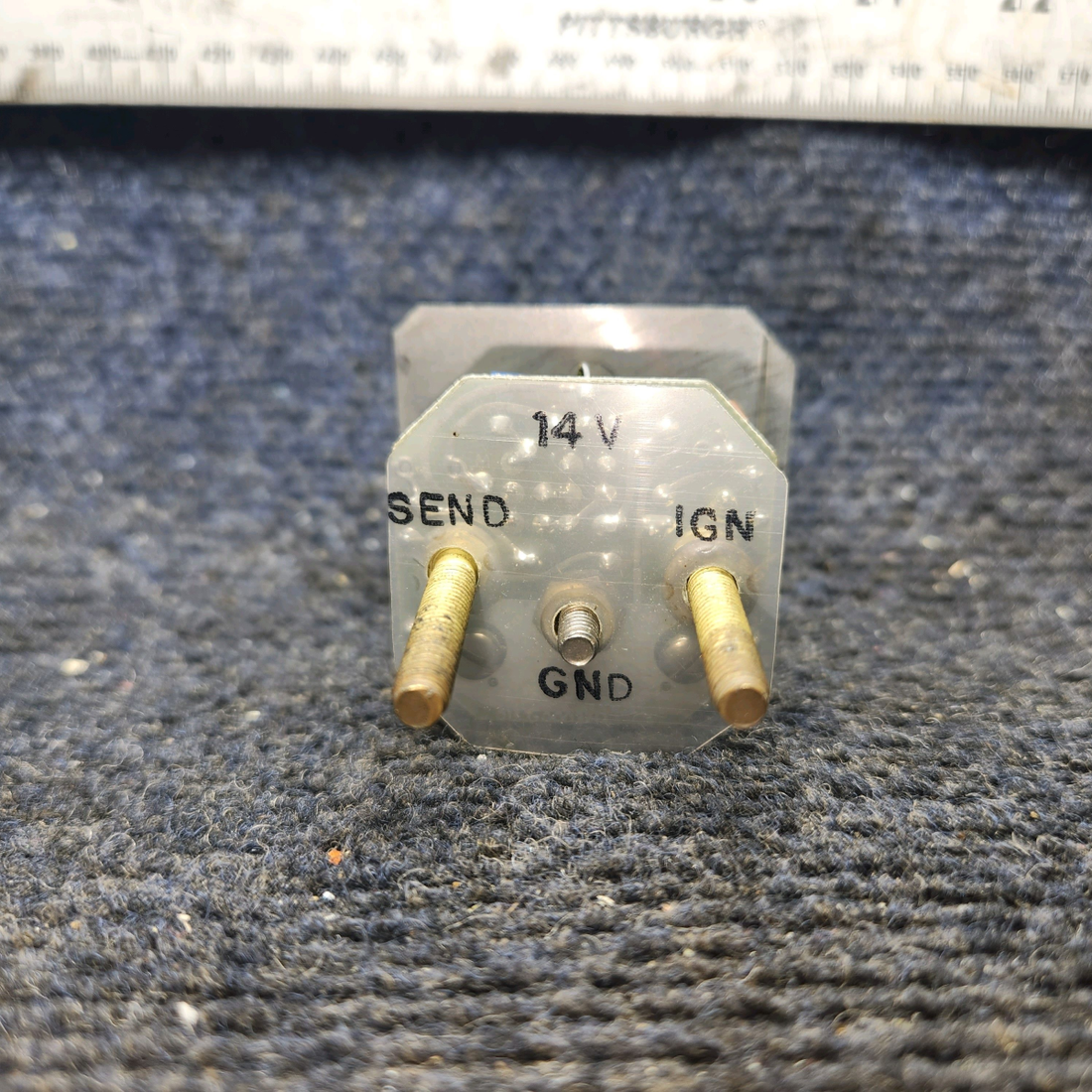 Used aircraft parts for sale, 5-01040 Stewart-Warner Cessna 175, 172 Fuel Gauge Indicator (12v)