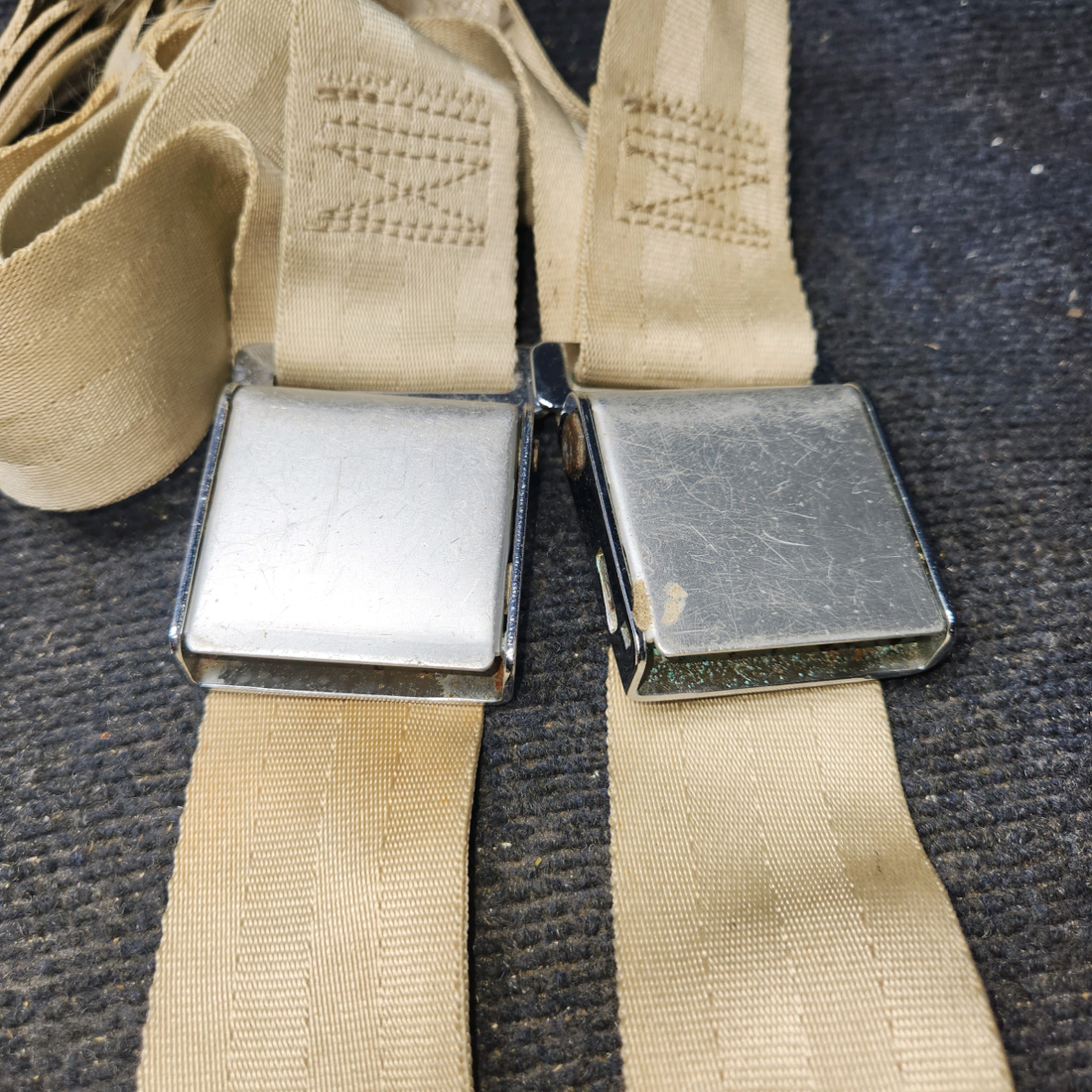 Used aircraft parts for sale, YB1R632K BEECHCRAFT F35 Pilot, Copilot, and Rear Seat Belt Assembly