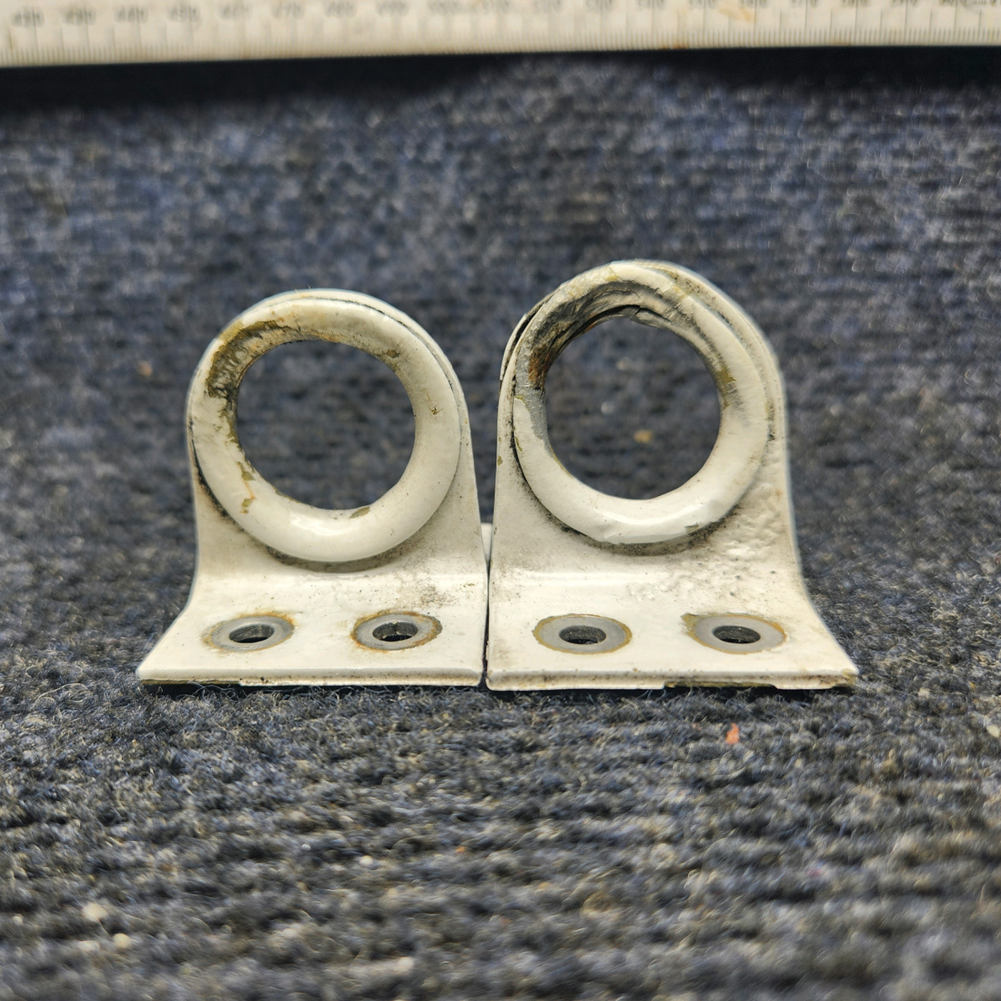 Used aircraft parts for sale, 35-115232 Beechcraft A24R Beech Wing Tie Down - SET OF TWO