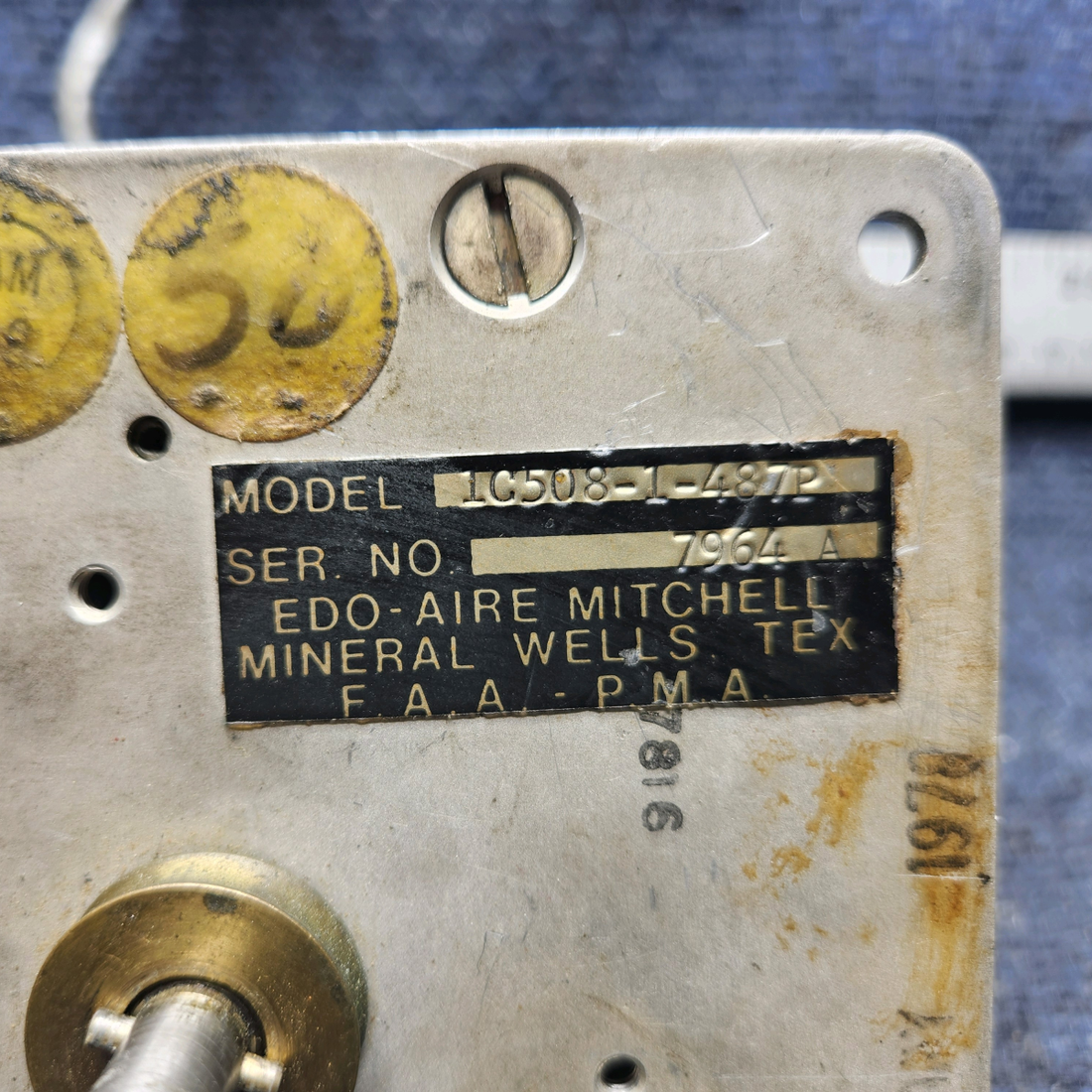 Used aircraft parts for sale, 1C508-1-487P EDO-AIRE PITCH SERVO ASSEMBLY "CORE FOR PARTS ONLY"